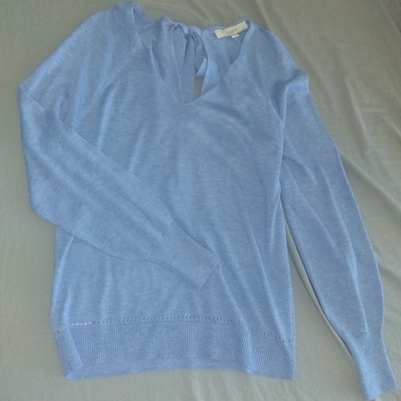 NWT Loft Tie Back Sweater, Sz S - Picture 3 of 5